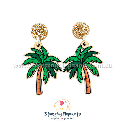 Palm Tree Earrings