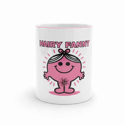 Hairy Fanny coffee cup RED Mug