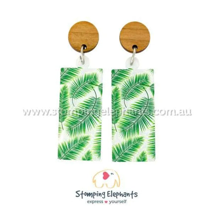 Palm fron Earrings