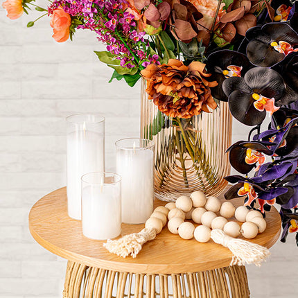 Unscented Candle Jar (7x18cm) 1pc