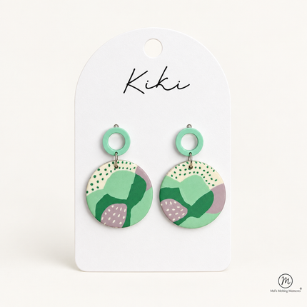 KiKi Abstract Rounds Earrings