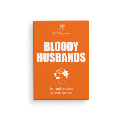 BLOODY HUSBANDS - 24 affirmation cards