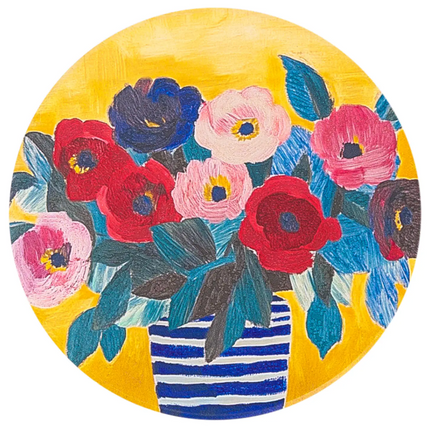Billie Blue Vase Ceramic Coaster