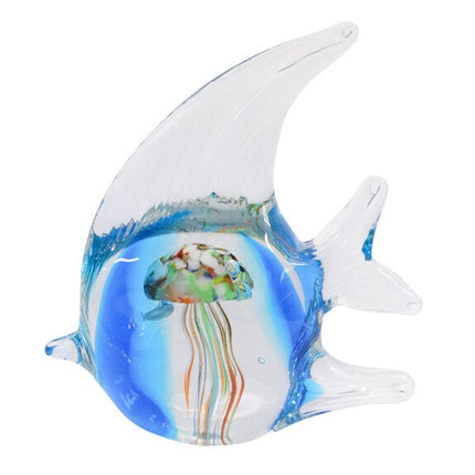 Paperweight Fish with Jellyfish inside