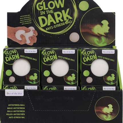 Blue Glow in the Dark Anti-Stress Ball