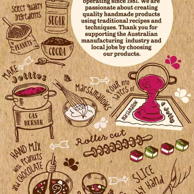 Milk Rocky Road - 1kg Share Pack Slab