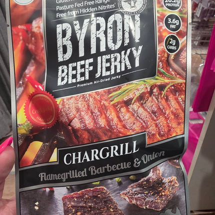 Byron Beef Jerky Chargrill 40G