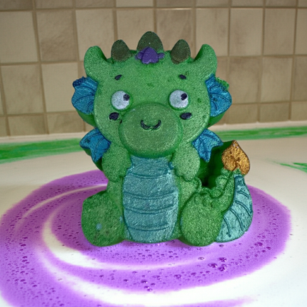 Baby Dragon Bath Bomb - Scented In Apple