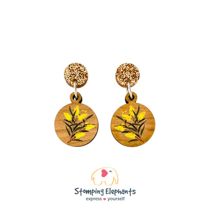 Wattle earrings