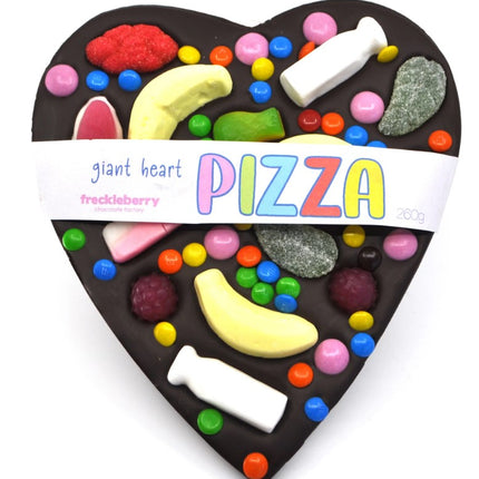 Pizza Heart 150g 18cm DARK CHOCHOLATE