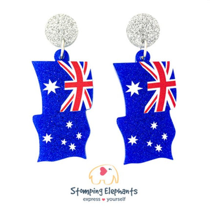 Australian Flag Earrings