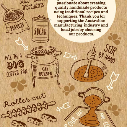 Peanut Brittle - Pouch 180g VEGAN