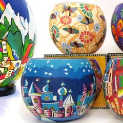 Glowing Glass (tealight and lamps)