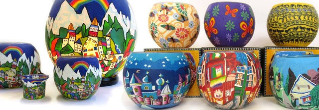 Glowing Glass (tealight and lamps)