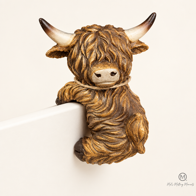 Saddle & Bloom Highland Cow Pot Hangers