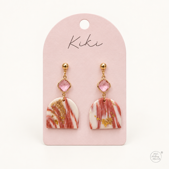 KiKi Bush Glimmer Arch Earrings