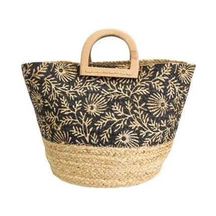 Zoe Jute Shopper Bag 50cm Jute Ladies/Women's Carry Handbag w/Handle