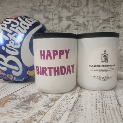 Personalisation - Happy Birthday Candle
