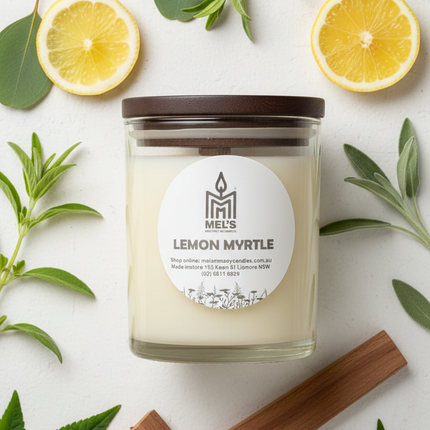 Lemon Myrtle - Large 80 Hour Pure Soy Candle