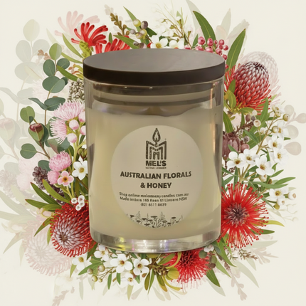 Australian Florals & Honey - Large 80 Hour Pure Soy Candle