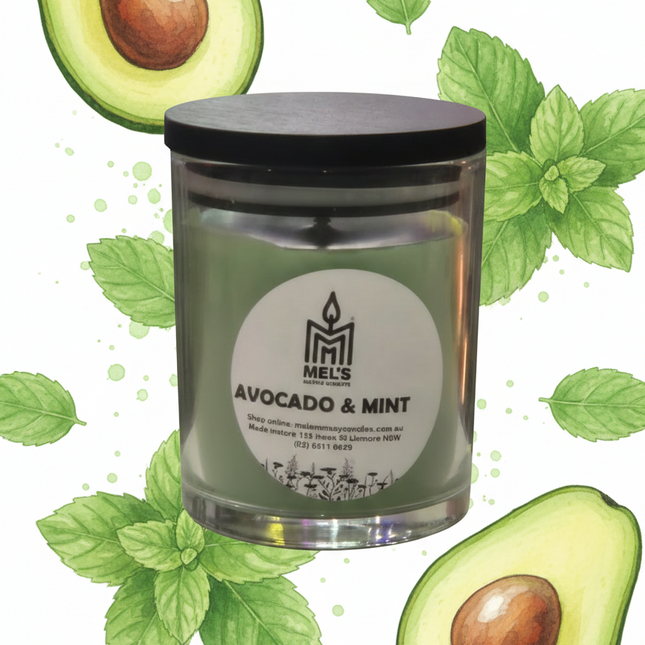 Avocado & Mint - Large 80 Hour Pure Soy Candle