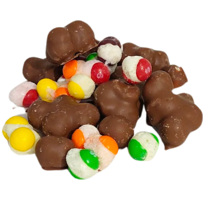 Chocolate Coated Freeze Dried Skittles (100g)