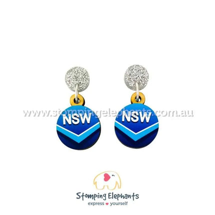 State of Origin Earrings