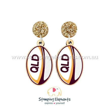 State of Origin Earrings