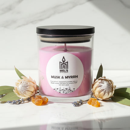 Musk & Myrrh - Large 80 Hour Pure Soy Candle