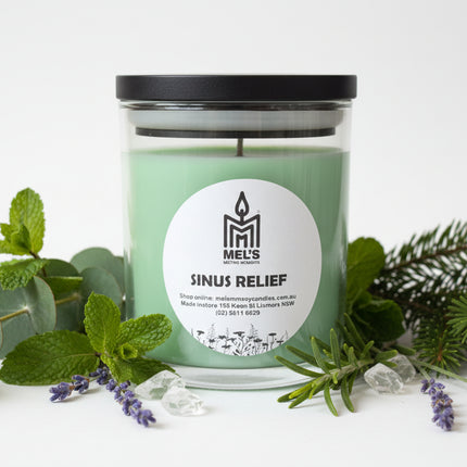 Sinus Relief - Large 80 Hour Pure Soy Candle