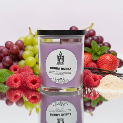 Bubble Gum (Hubba Bubba type) - Large 80 Hour Pure Soy Candle