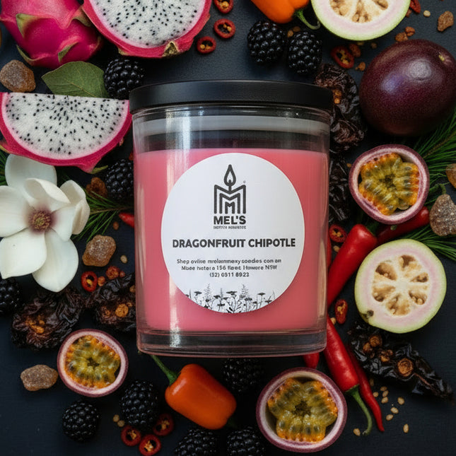 Dragonfruit Chipotle - Large 80 Hour Pure Soy Candle