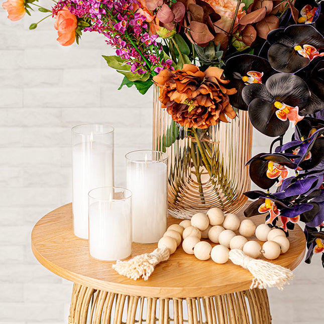 Unscented Candle Jar (7x18cm) 1pc