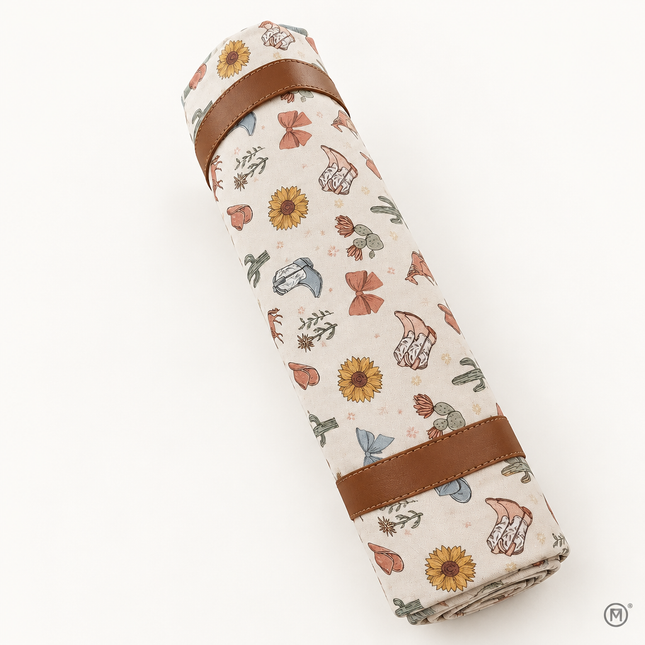Saddle & Bloom Picnic Rug