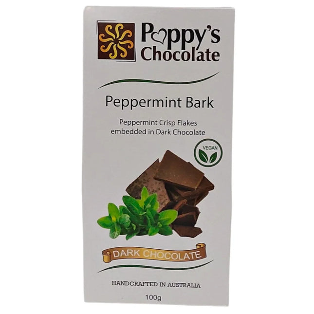 Peppermint Crisp and Dark Chocolate Bark – 100g
