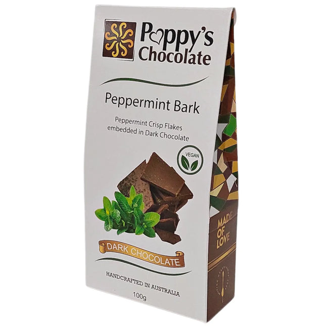 Peppermint Crisp and Dark Chocolate Bark – 100g