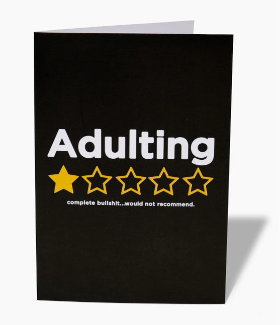 Adulting Greeting Card