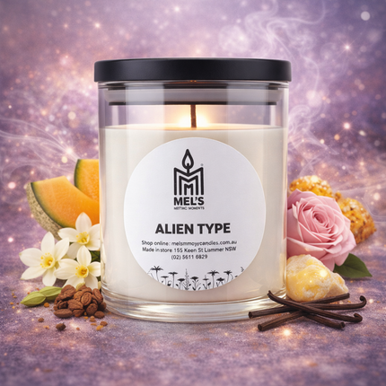 Alien Type - Large 80 Hour Pure Soy Candle