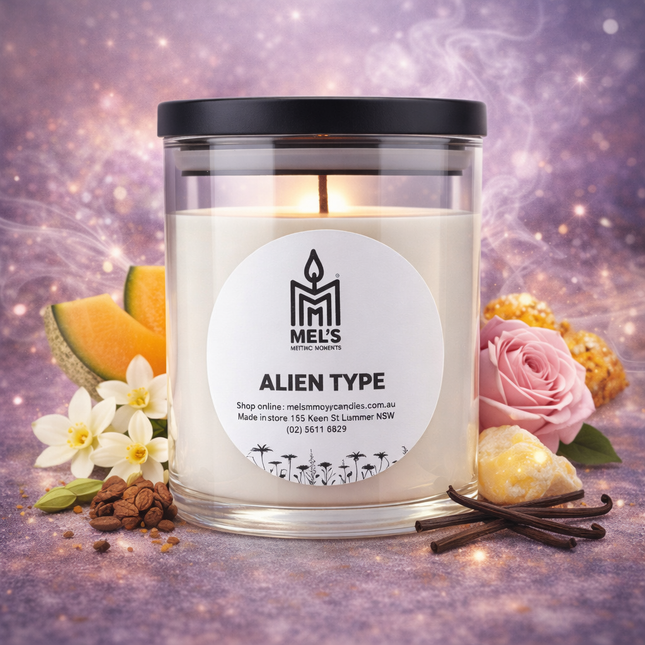 Alien Type - Large 80 Hour Pure Soy Candle