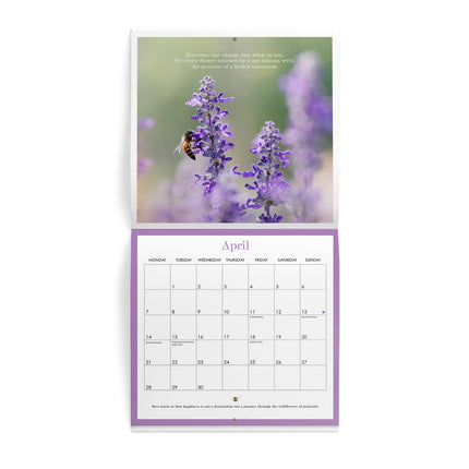 Bee 2025 Wall Calendar