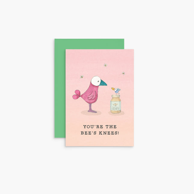 Twigseeds Mini Thanks Card - You're the bee's knees!