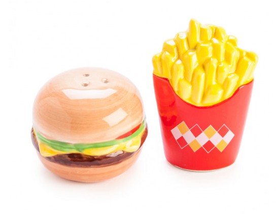 Flavour Mates Burger & Fries Salt & Pepper Set