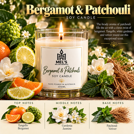 Large Soy Candles 300ml | Buy 4 Get 5th FREE | 80hr Burn Time