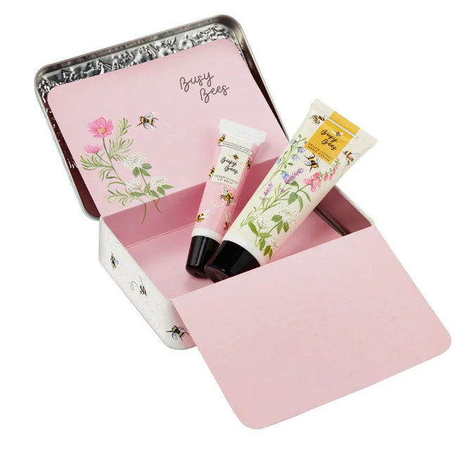 Busy Bees Hand Cream & Lip Balm in Tin