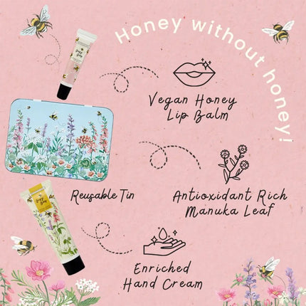 Busy Bees Hand Cream & Lip Balm in Tin
