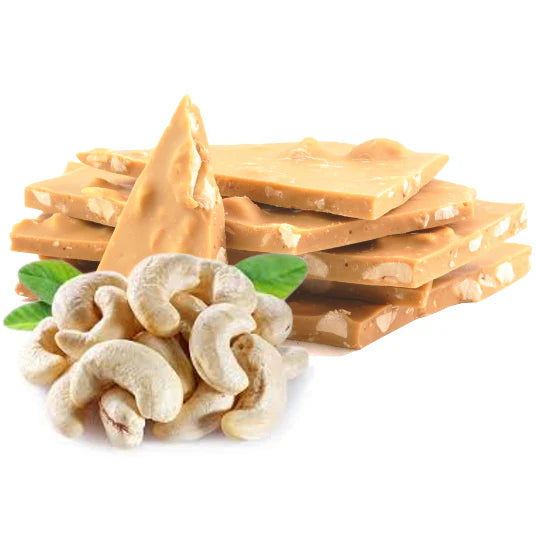 Cashew and Caramel Chocolate Bark – 100g