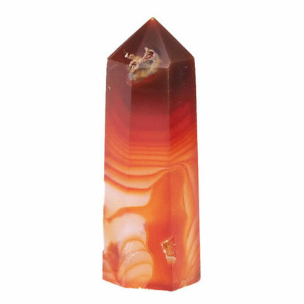Natural Carnelian Terminated Point 8cm