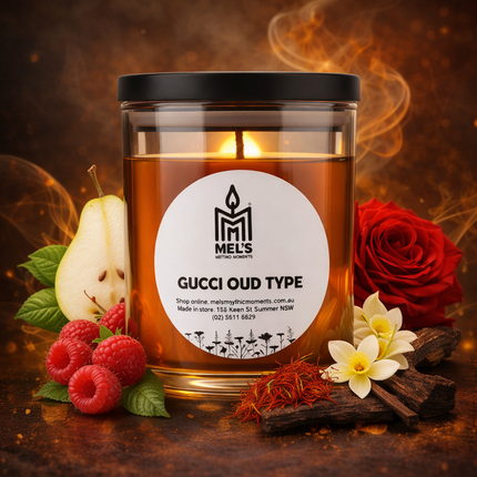 Gucci Oud Type  - Large 80 Hour Pure Soy Candle