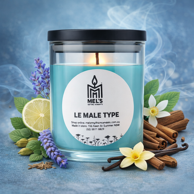 Le Male Type  - Large 80 Hour Pure Soy Candle
