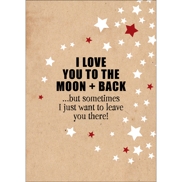 Defamations Cards - LOVE YOU TO THE MOON